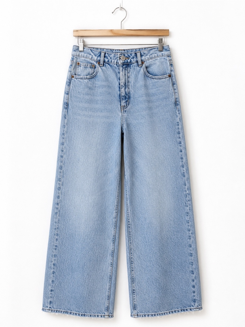 Garage Light Blue Wide Leg Jeans